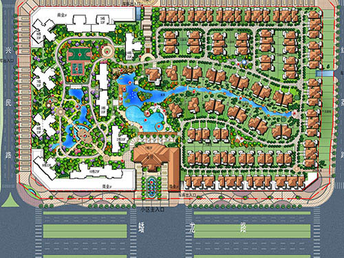 东新御珑庭园林景观规划设计